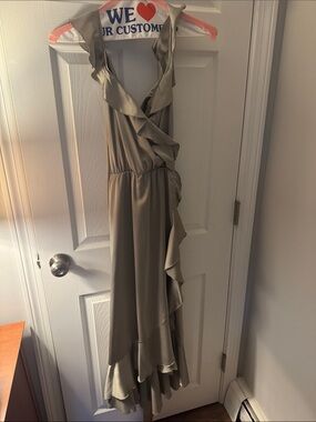 Sage Green Show Me Your Mumu Wrap Dress